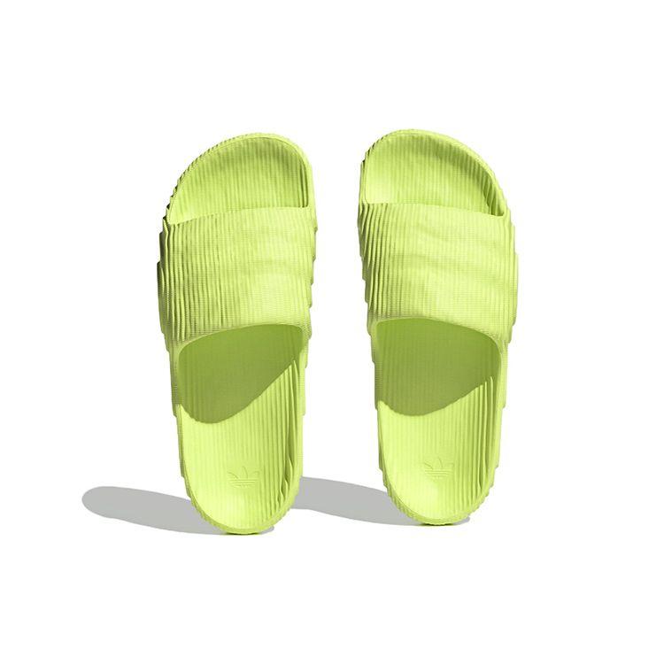 Adidas Adilette 22 Slides Solar Yellow Unisex Sneakers Core-Black HP6523