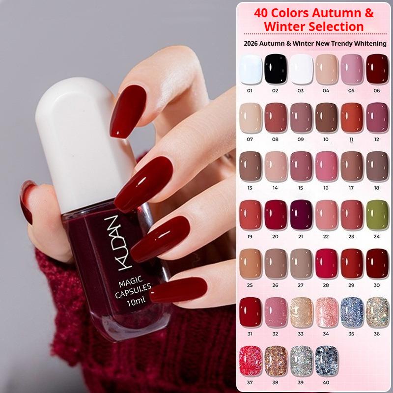 No-bake, Quick-drying, Odorless, Fine Glitter, Sparkly, Nude, Water-based, Peel-off Nail Polish.