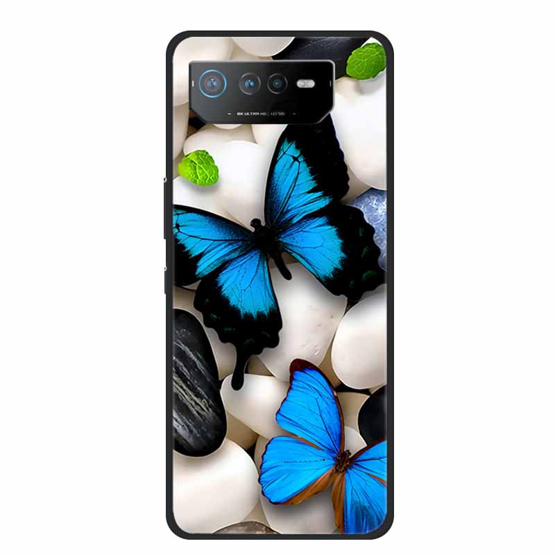 Phone Case For Asus ROG Phone 6D Ultimate Back Cover Case Black TPU Silicone Soft Coque For Asus ROG Phone 6 Pro Case Phone6 Pro