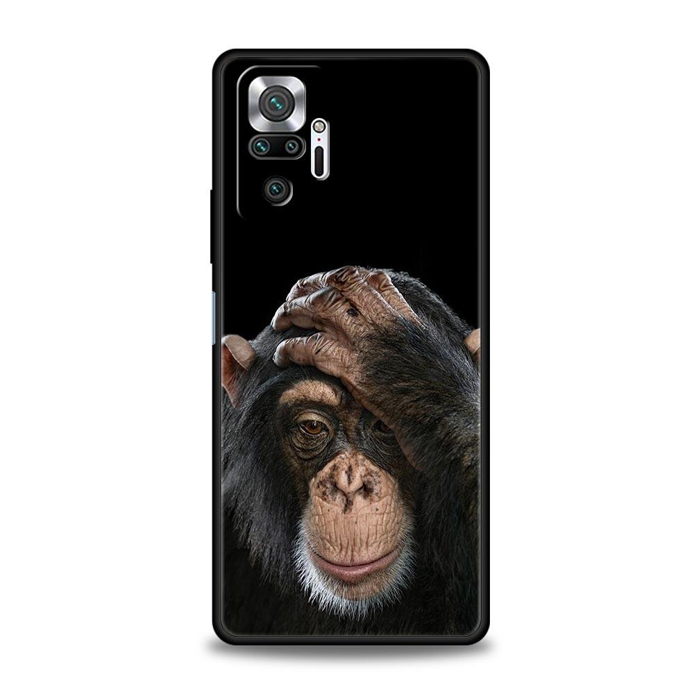 Süße Lustige Affen Handyhülle Für Xiaomi Redmi Note 14 13 12 5G 11 10 Pro Plus 4G 9S 9 14C 13C 12C 10C 9C 9A Weiche TPU Hülle
