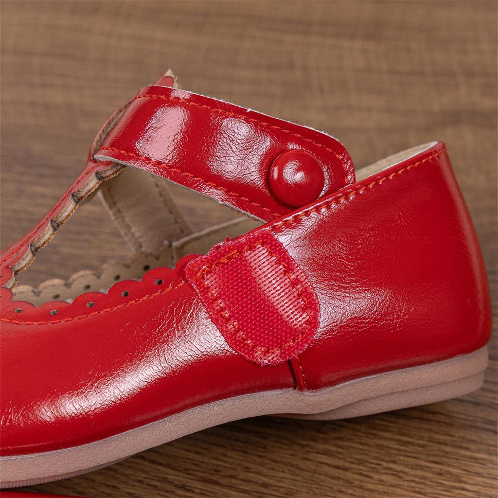 Girls' Casual Velcro Leather Shoes: Spring & Autumn Collection