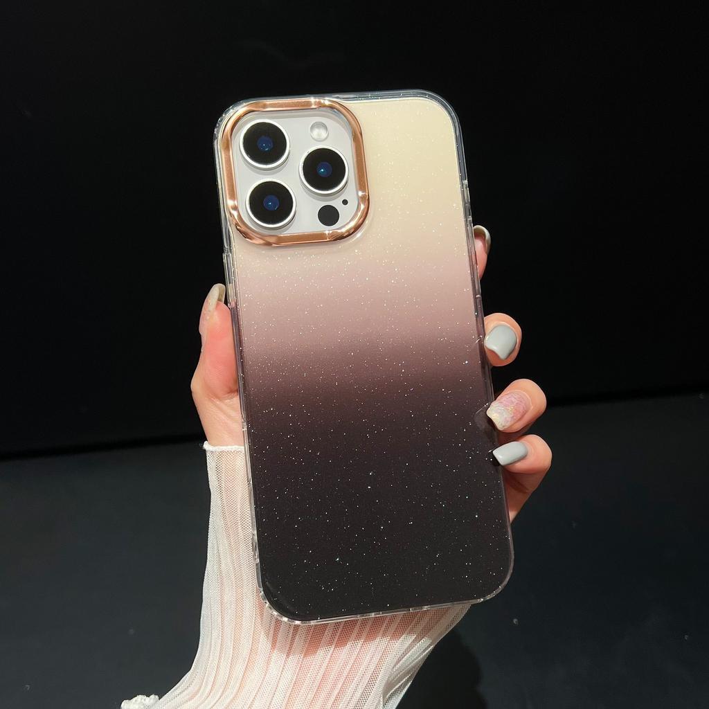 The Starry Sky Gradient Glitter Is Suitable for Apple 16 Phone Cases, IPhone15promax, and A Light Luxury 14 High-end Protective Case