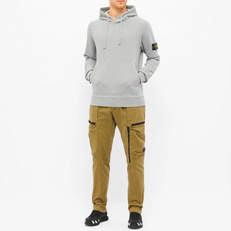Stone Island Classic Hoodie Melange Grey Men Tops 731564120-V0M64