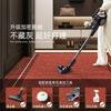 Red Plush Carpet Door Mat Non Slip Cuttable Welcome Doormat For Home Entryway Entrance Porch High End Festive Floor Mat
