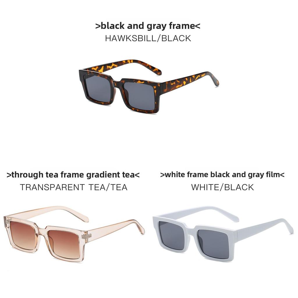 Vintage Square Sunglasses For Men And Women With Uv400 Protection Sun Shield For Travel And Fashion