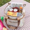 Portable Lunch Bag Food Insulated Box Waterproof Shoulder Strap Insulated Box, Hand-held Lunch Box bag,Aluminum Foil Thickened