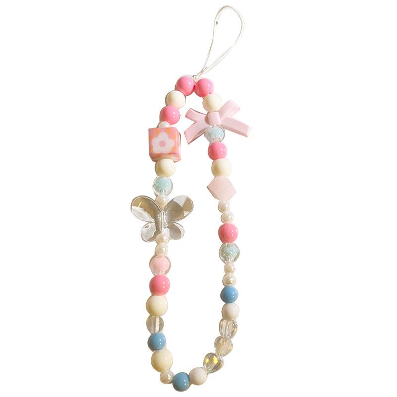Beaded Chain Hand Strap for Handbags Wristlet Purse Accessory