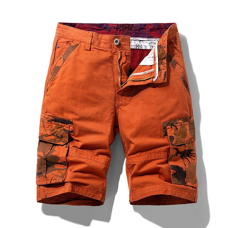 JAYSCE Pánské módní šortky Bavlna Ležérní Léto Pracovní Combat Kalhoty Klasické krátké Oversized Cargo Kalhoty Letní plážové kalhoty