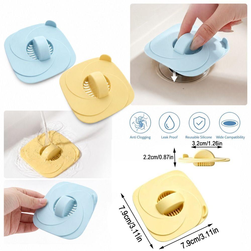 Anti Clogging Drain Stopper Silicone Drain Cover New Sink Hole Plug Bathroom Sink