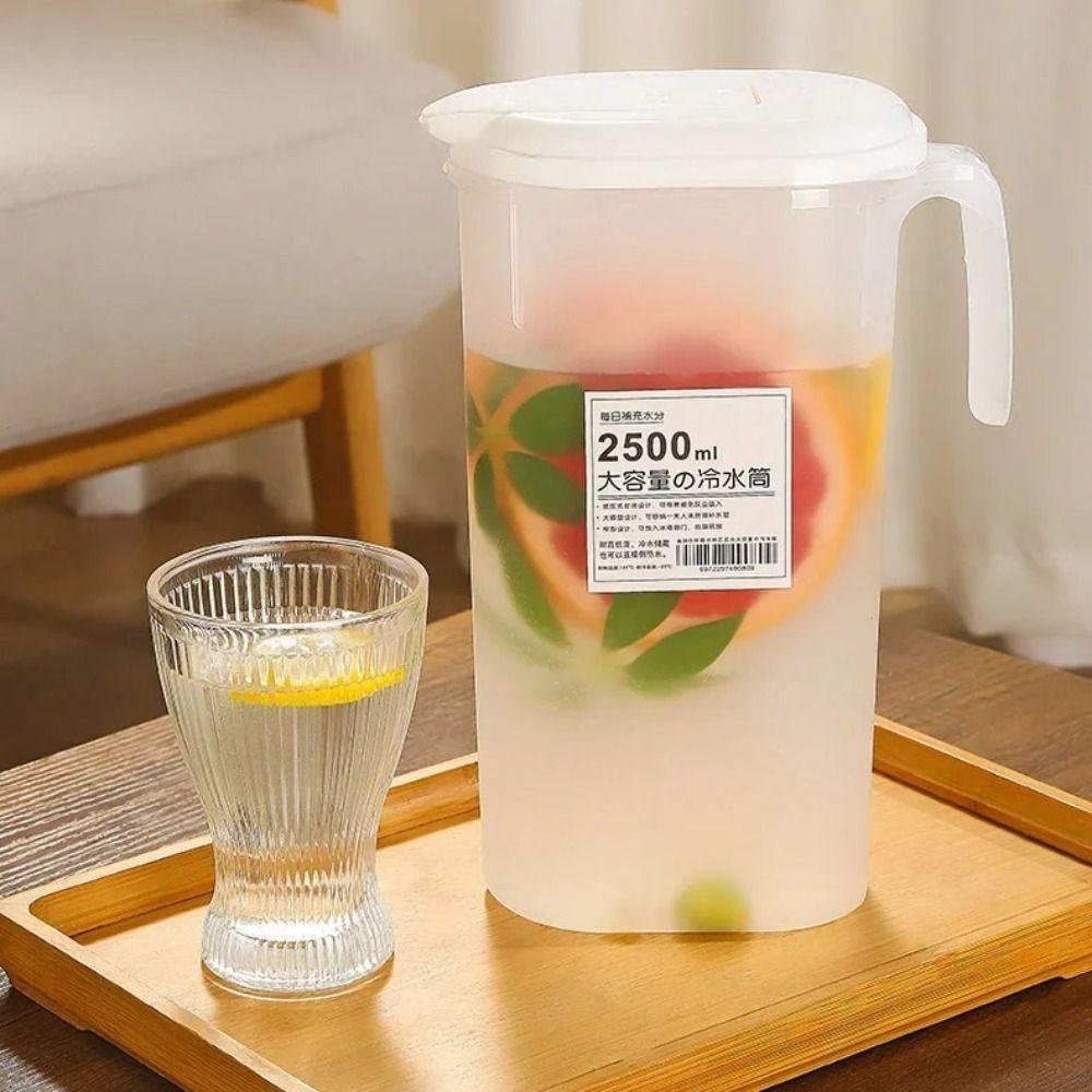 Plastics Water Pitcher Juice Jug Storage Jug Thermostability Cold Water Jug  Summer