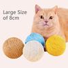 8cm Bite-Resistant Cat Scratching Ball Interactive Kitten Toy with Crinkle Sound for Cats Chasing & Play Interactive Boredom Relief Pet Supplies