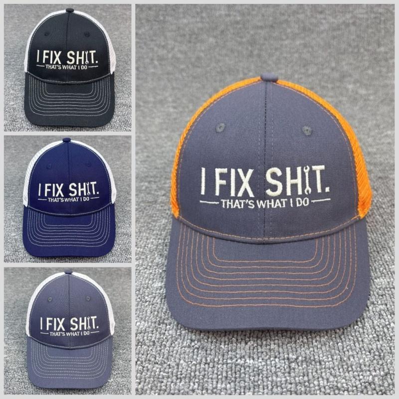 Unisex Embroidery I Fix Shit That's What I Do Mechanic Baseball Cap Repairman Dad Hat Outdoor Activity And Daily Fashion Wear