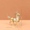 Brass Copper Handcrafted Set of Twelve Zodiac Animal Ornaments: Rat, Ox, Tiger, Rabbit, Dragon, Snake, Horse, Sheep, Monkey, Rooster, Dog, Pig.