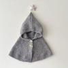 Windproof Kids Hooded Cloak Star Toddler Pullover New Hooded Cape Jacket  for Toddlers