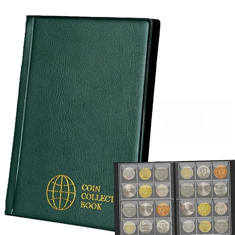 120/60 Grid Commemorative Coins Storage Organizer Clear PVC Money Holder Album Large-Capacity Coin Binder Collection