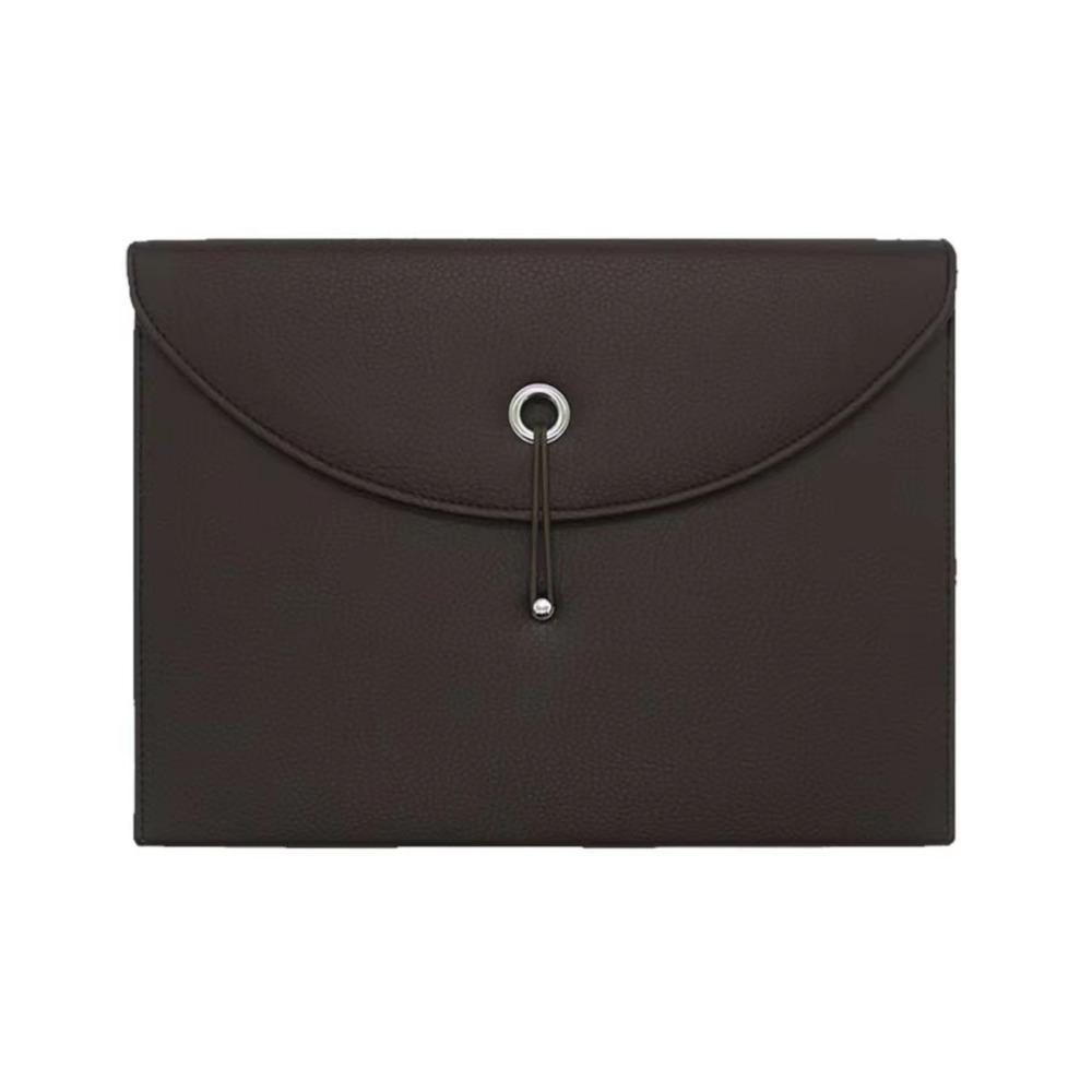With Labels PU Leather Document Bag Waterproof Accordion File Organizer  School Supplies