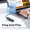 USB Hub and Portable USB To Multiport Splitter with USB Extender for Laptops and Desktop Computers 4-port (2 Pieces), Ultra-thin USB-C Adapter,