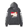 Tokyo Revengers Anime Pullover Hoodie, Takemichi Group Character Print Long Sleeve Sweatshirt Unisex Street Hoodie with Japanese Sleeve Letter