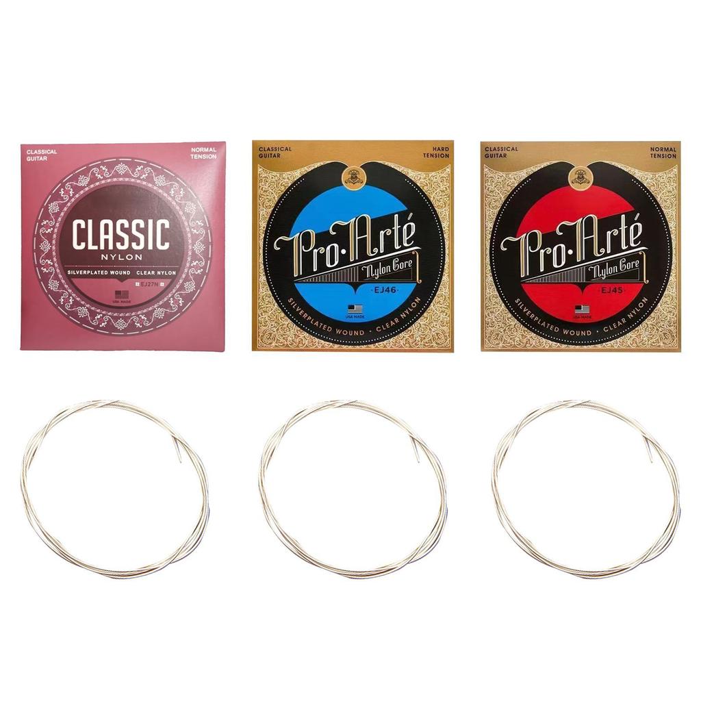 Classical Guitar Strings|Nylon Strings Replacement for Guitar|EJ45/EJ46 ...