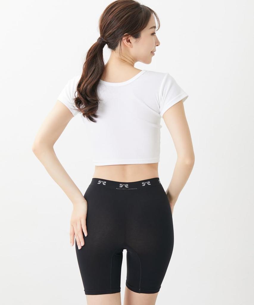 Cotton Set of Large Sizes for 6L To 8L [Nissen] Shorts, Blend, Stretchy, 3/4 Length, 3, Women,