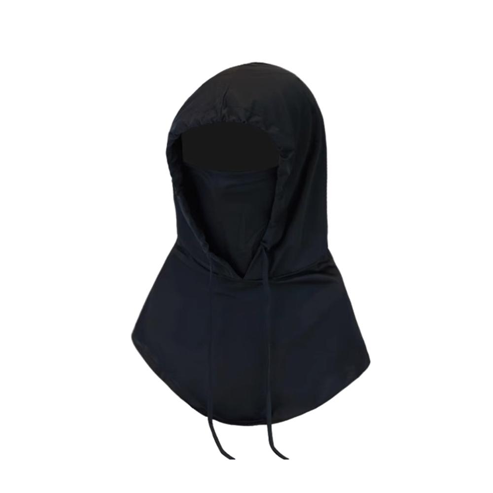 

Новый чехол на шею, солнцезащитная маска для лица с защитой от УФ-лучей, мужская маска для езды на велосипеде, рыбалки, ледяного шелка, половина лица, защита от УФ-лучей, накидка на шею чёрный