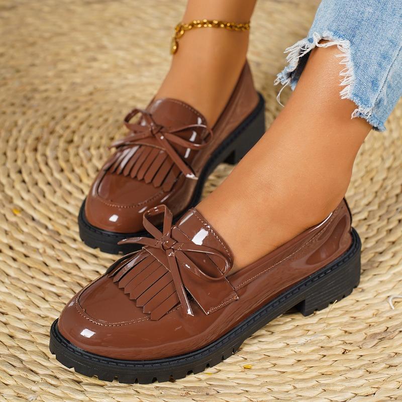 Large size women's spring and autumn new small leather shoes flat shoes single shoes women's shoes