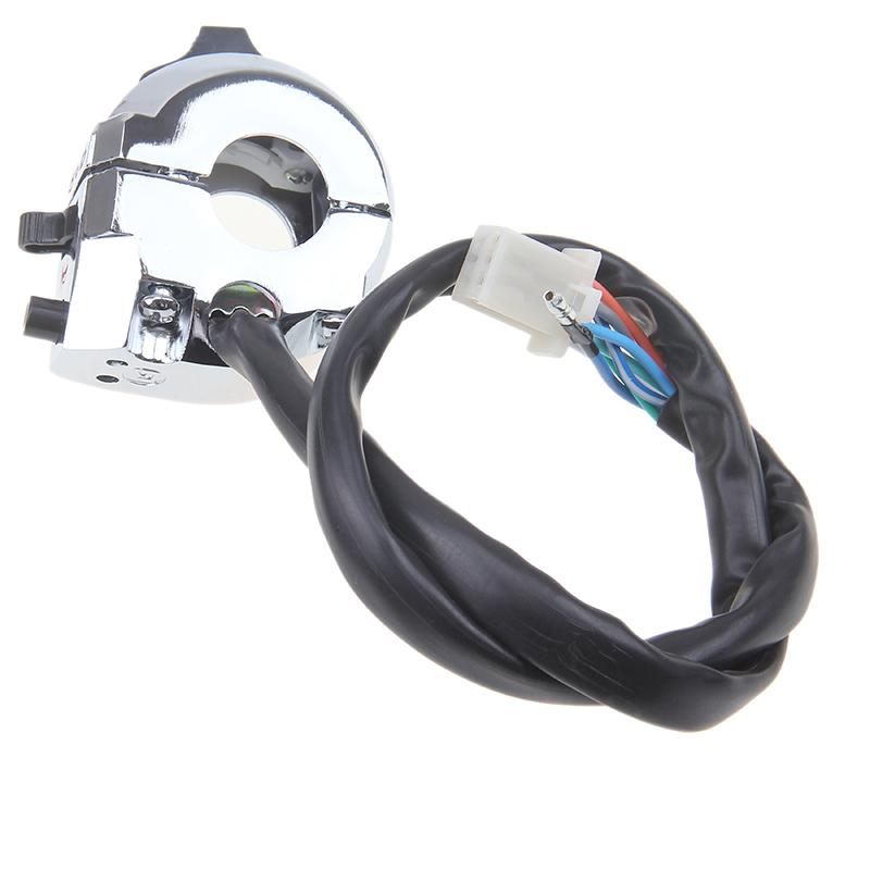 Motorcycle Switches Motorbike Horn Button Turn Signal Fog Lamp Start Handlebar Controller Motorbike Universal Switch