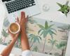 Decorative Table Mat with Premium Print Tropical Landscape 90x45 cm