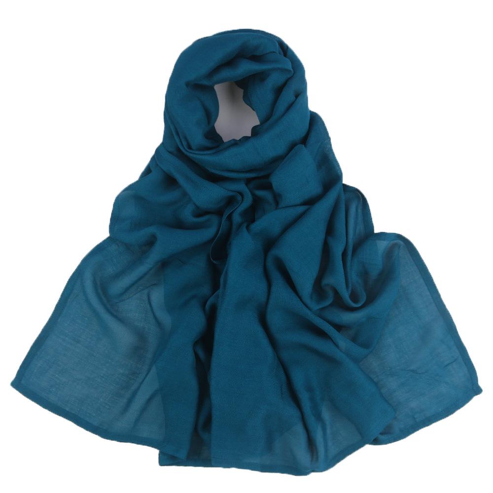 Breathable Rayon Wide-Brim Shawl & Scarf
