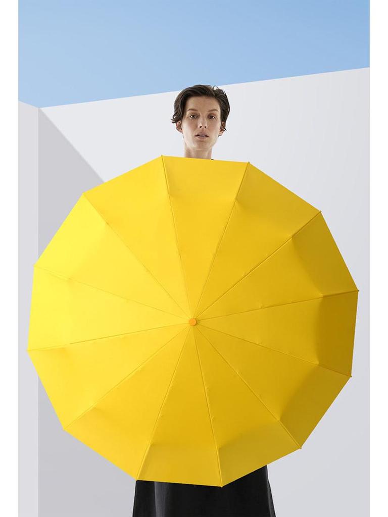 72-Bone Automatic Large Sunshade Umbrella: Durable Parasol for Women and Men, Ideal for Sunny and Rainy Days.