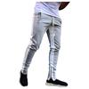Men's Leg Zipper Color Remote Leisure Pants Fashionable Sports Pants