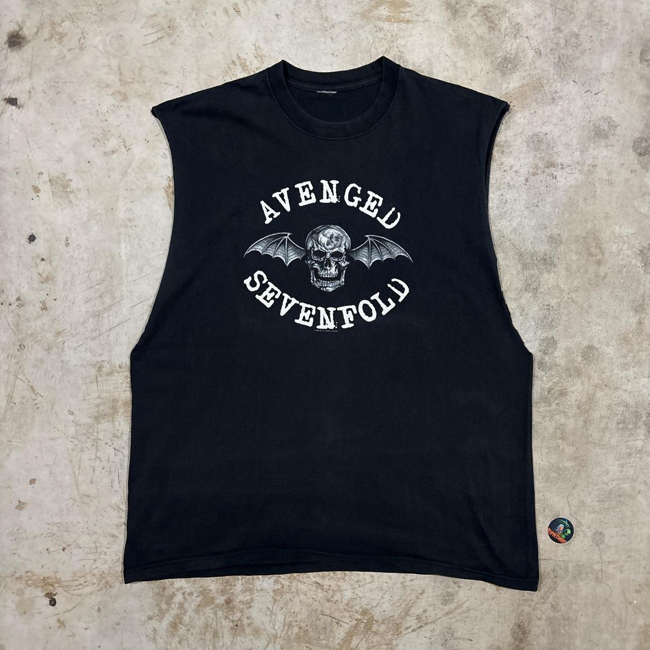 Vintage 2004 Avenged Seven Fold cut off sleeveless shirt Size L-XL Unisex T-Shirt S