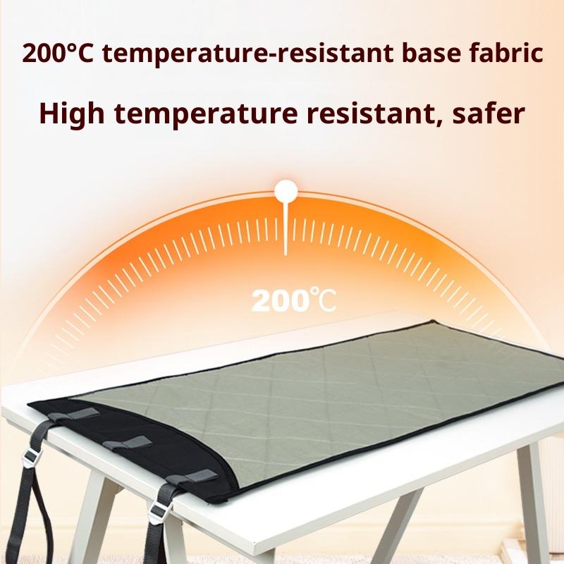 Door Mounted Ironing Pad Heat Resistant Folding Ironing Board Portable Thickened Iron Mat for Home Use