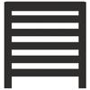 VidaXL Black Radiator Cover 78x20x82 Cm Engineered Wood, Radiator Cap, Top Radiator Cover, Profile Radiator 852682