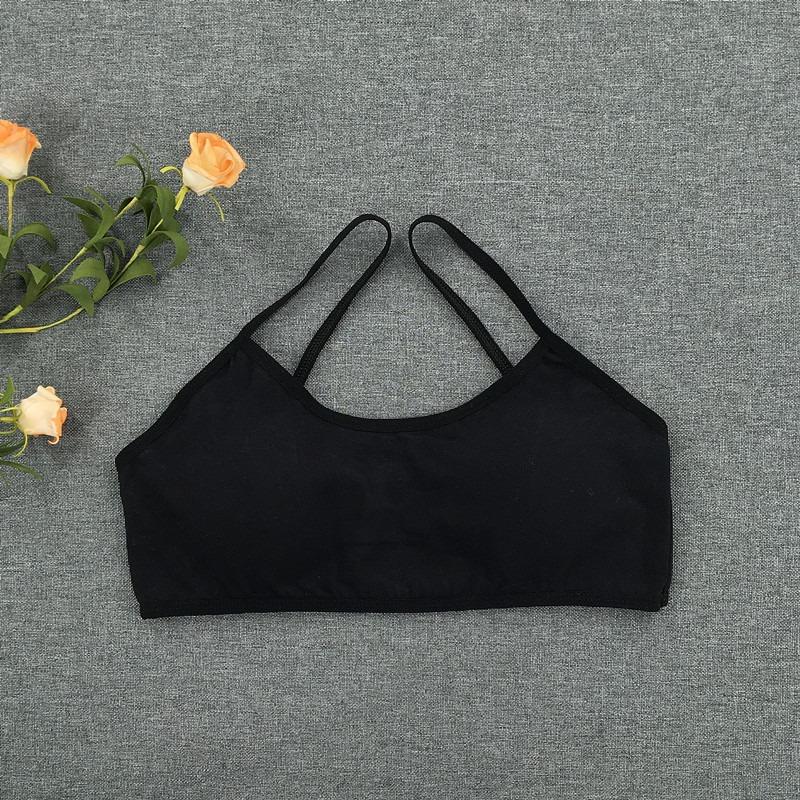 New Girls Summer Camisole Tank Top Student Wireless Bra Teen Bralette