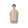 Anta Basketball Series Sport Casual Simple Print Round Neck Pullover Loose Short Sleeve T-Shirt Men T-Shirt Beige 172521101V-1