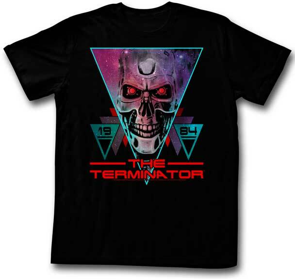 The Terminator 80 Movie 1984 Terminator T 800 Face In Space Men T Shirt XXL