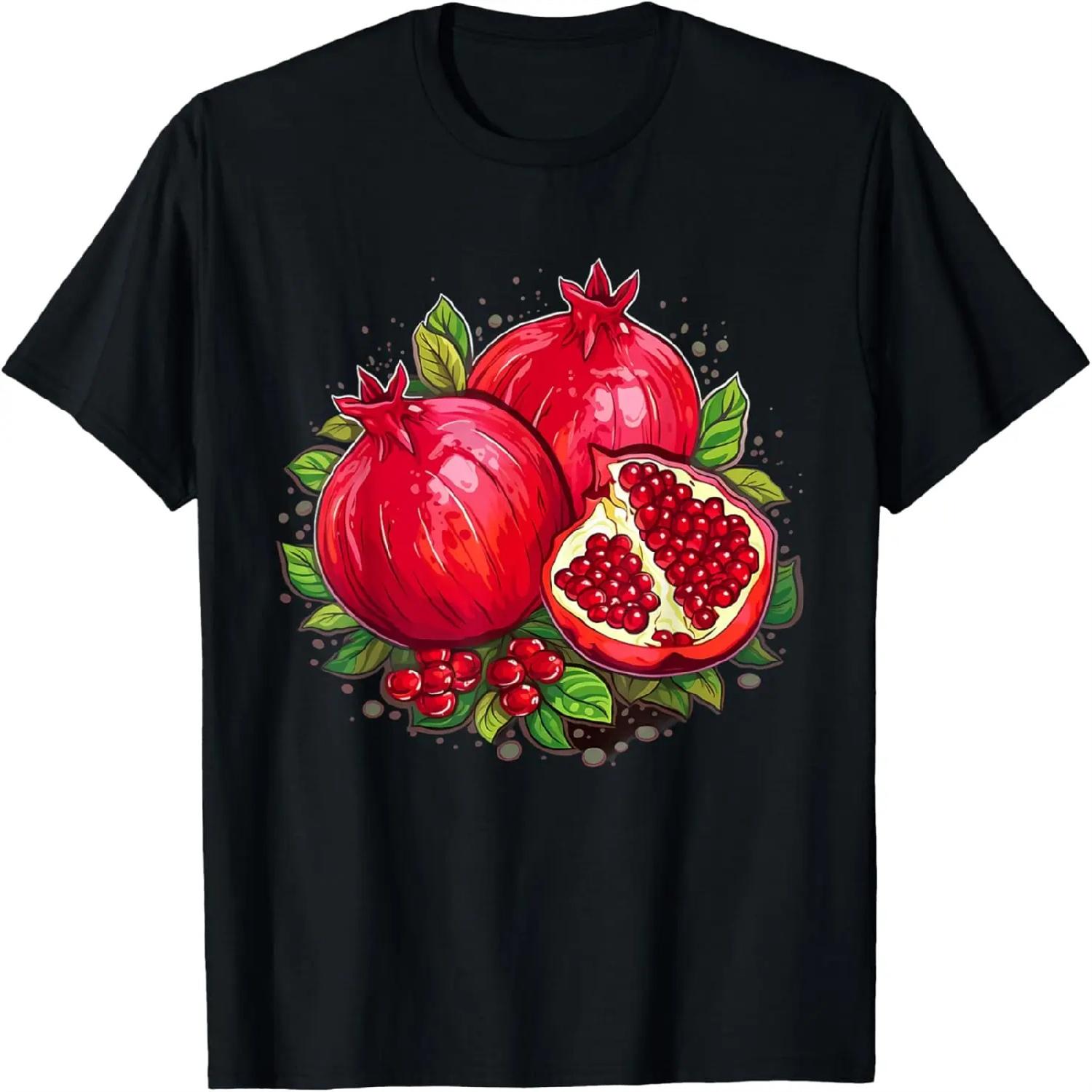 Retro Style Pomegranate T-Shirt S