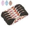 5pcs Menstrual Pads Washable Reusable Leakproof Bamboo Charcoal Panty Liners for Women  Size