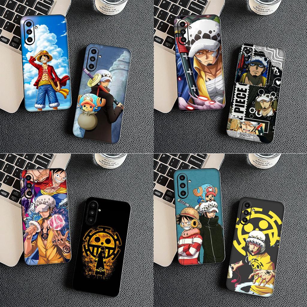 for Samsung Galaxy S22 S21 S20 FE Ultra Plus A07 A17 A15 A16 A25 A57 A37 Cover Phone Case ONE Luffy PIECE Trafalgar D Water Law