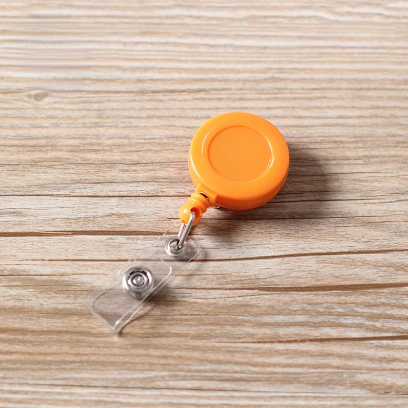 1pc Credential Pass Badges Doctor Id Nurse Retractable Id Badge Reel Plastic Badges Badge Clip Nurse Accessories