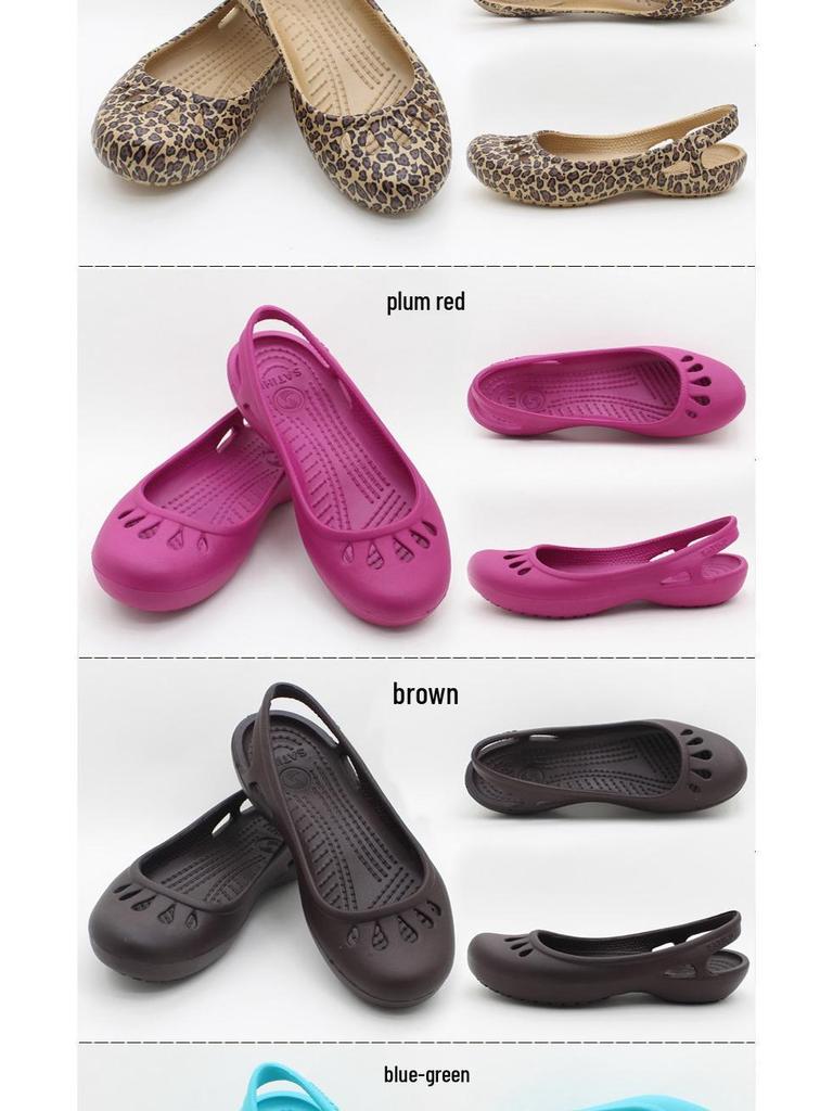 Women's Closed-Toe Garden Sandals: Summer 2025, Lightweight, Non-Slip, Flat Heel, Soft Sole