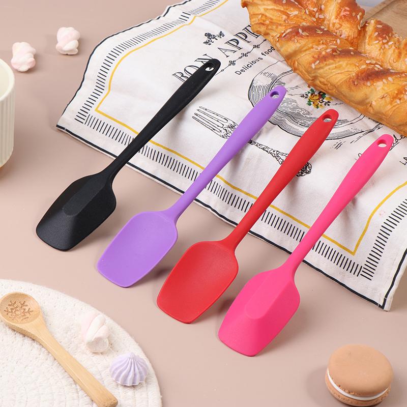 1Pc Silicone Cream Baking Scraper Thicken Cake Spatula Mixing Batter Scraper Non Stick Butter Mixer Kitchen Cooking Tool