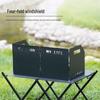 Portable Folding Camping Stove Windscreen Windproof Shield Cover