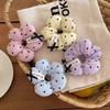 Ornament Hair Band Elastic Hair Tie Ring New Flower Scrunchies  Daily Accessories