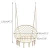 Nordic Style Cotton Rope Hammock Chair - Tassel Swing for Outdoor Camping