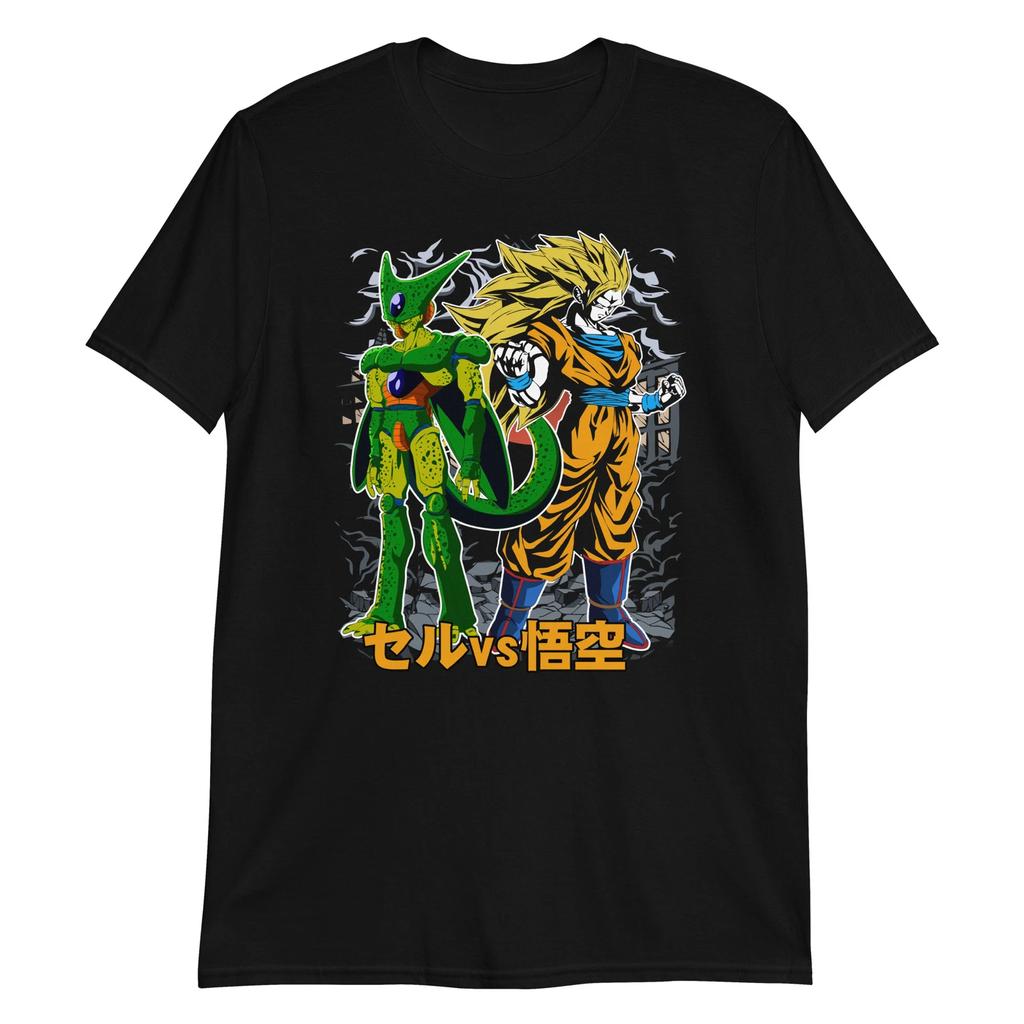 Anime Unisex 100% Cotton T-shirt Mens Tees Top, Manga Cartoon Hentai Japanese Kanji Comic Graphic Novel