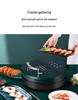 Bistecchiera Elettrica con Riscaldamento a Doppia Faccia e Spegnimento Automatico per Pancake e Crêpes
