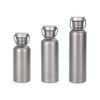 Titanium Waterfles Outdoor Kampeerfles Sport Fietsen Wandelen Waterfles met Deksel Brede Mond Water Drinkfles