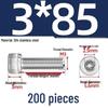 304 Stainless Steel Hex Socket Head Cap Screws, M2-M10, Extended Length